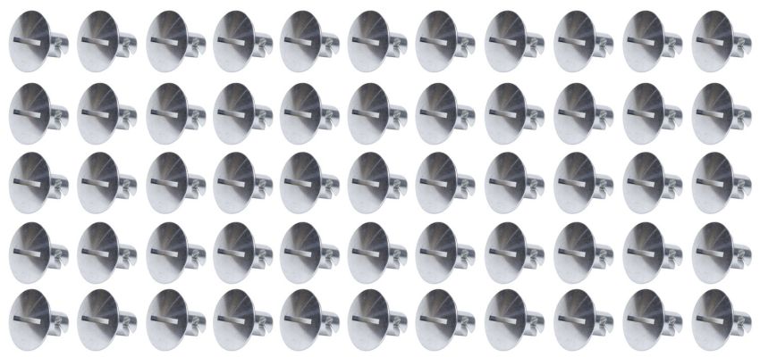 Ti22 PERFORMANCE TIP8108-50 Large Head Dzus Buttons .500 Long 50 Pack
