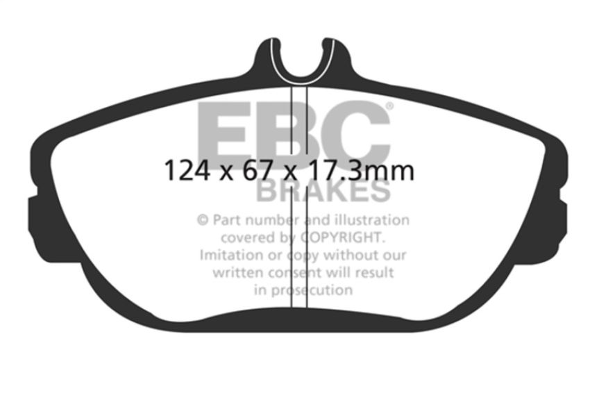 EBC Brakes DP41246R Yellowstuff Street And Track Brake Pads