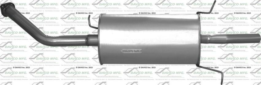 Davico Mfg 319112 Direct fit Muffler