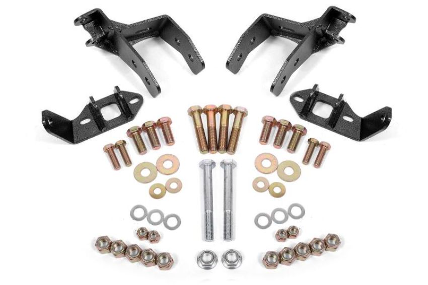 BMR Suspension CCK461H BMR 78-87 G-Body Coilover Conversion Kit Rear Non-adj Shock Mount w/o CAB - Black Hammertone