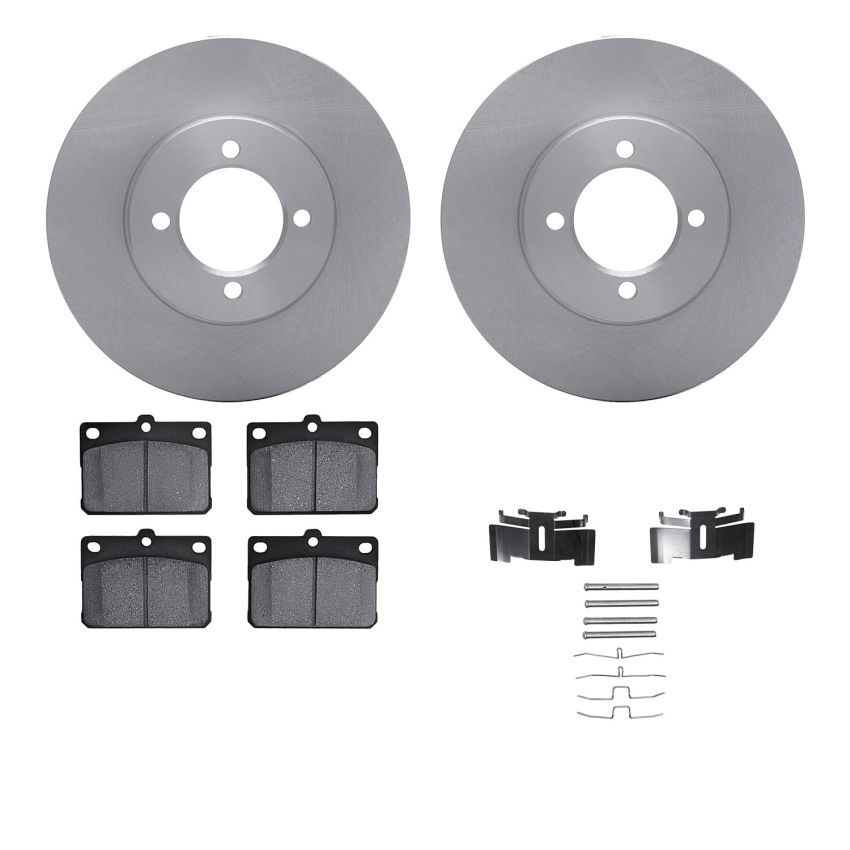Dynamic Friction 6512-76126 Rotor Kit
