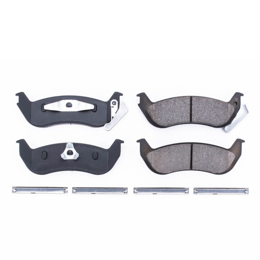 PowerStop 17-932 PowerStop - Z17 Low-Dust Ceramic Brake Pads with Hardware