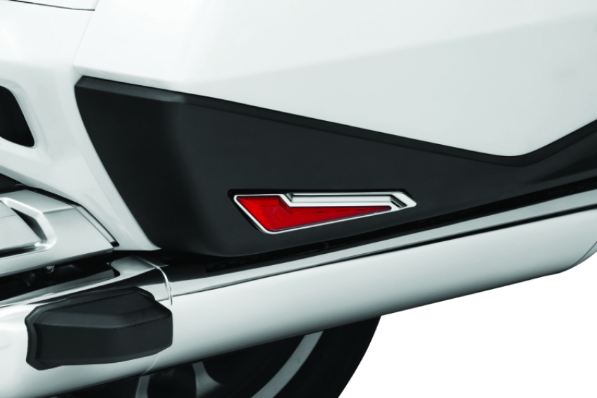 Kuryakyn 3254 Omni L.E.D. Side Saddlebag Inserts 18-20 GL1800 Chrome