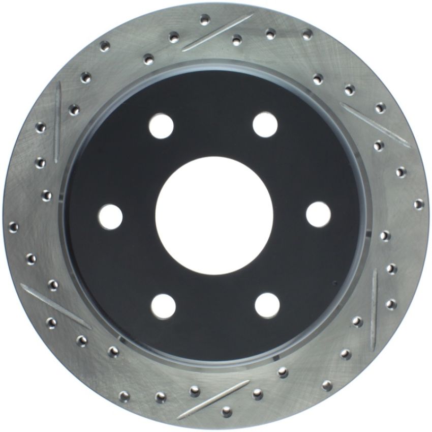 Stoptech 127.66041R Slotted & Drilled Sport Brake Rotor