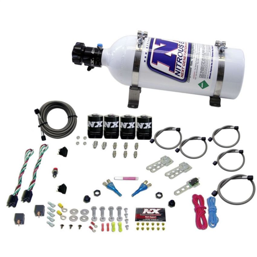 Nitrous Express 20324-05 DODGE EFI DUAL STAGE (50-75-100-150HP) X 2 WITH 5LB BOTTLE