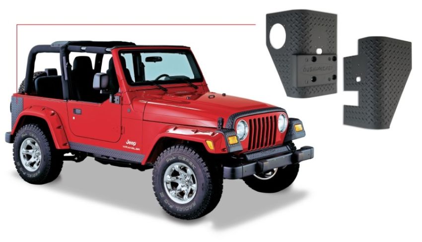 97-06 Jeep Wrangler TJ Trail Armor Rear Corner