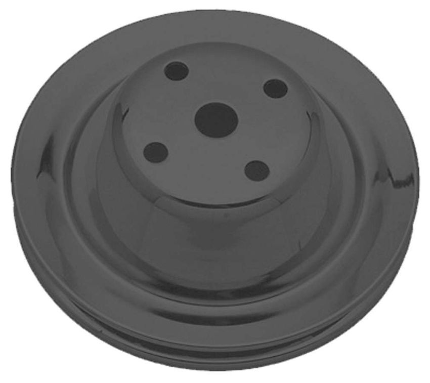 TRANS-DAPT TRA8604 SBC LWP Water Pump Pulley 1 Groove Black