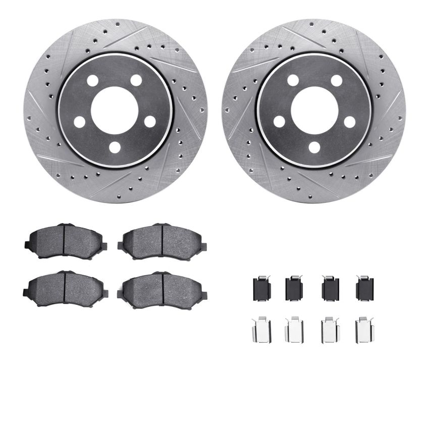 Dynamic Friction 7412-42027 Rotor Kit
