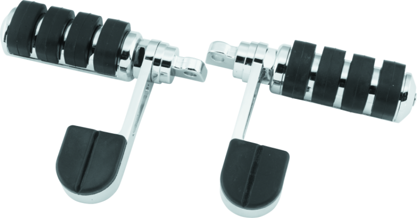 Kuryakyn 8075 ISO Peg Stirrups With Large Pegs With Male Mount Adapter (Pair)