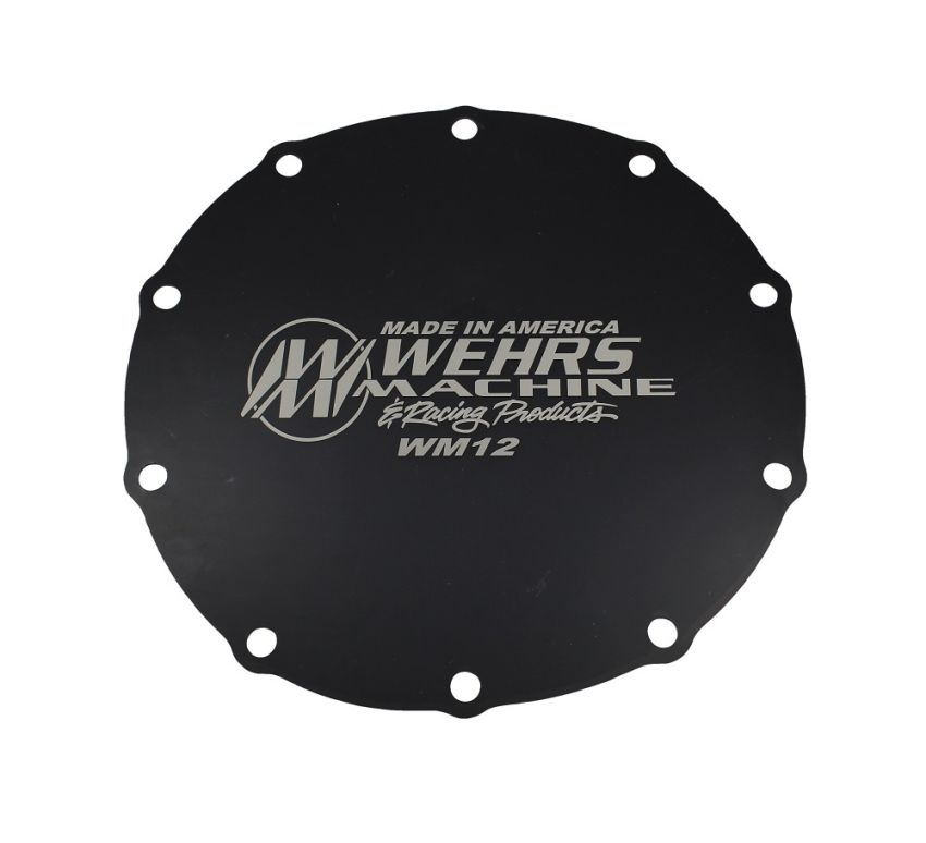 WEHRS MACHINE WEHWM12 Ford 9in Cover Black Ano Aluminum.