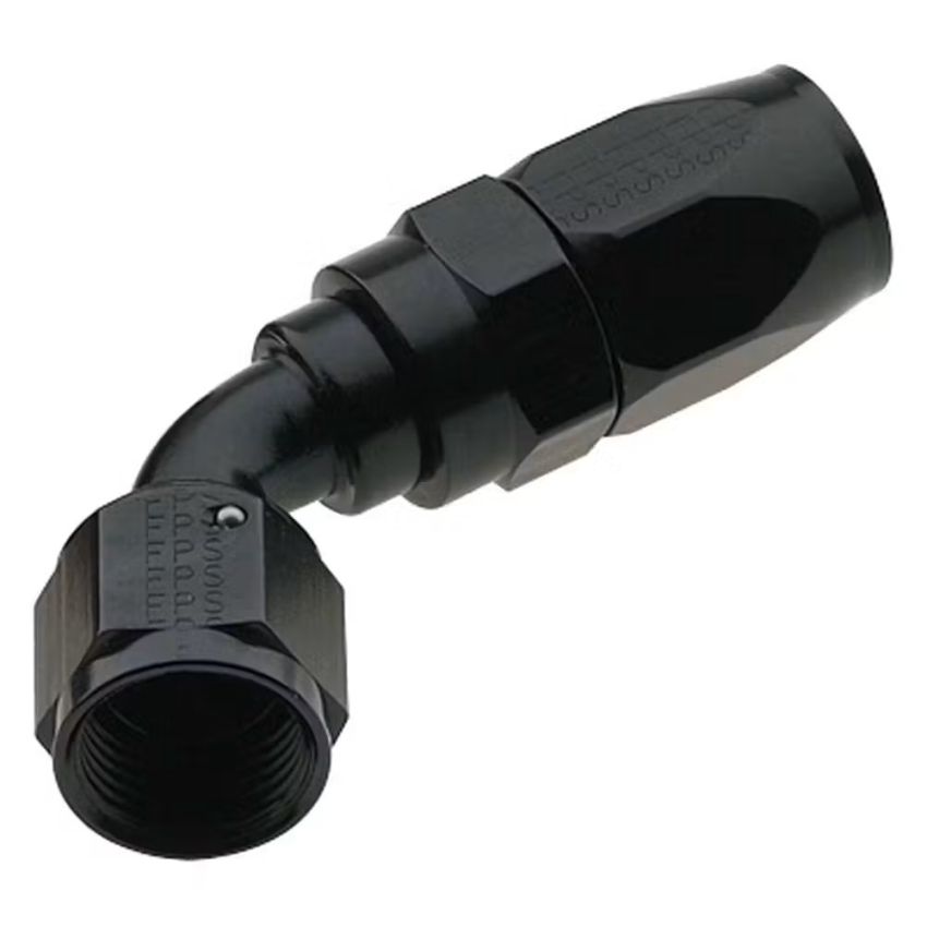 FRAGOLA FRG226013-BL Hose Fitting #12 60 Deg. to #16 Hose Black