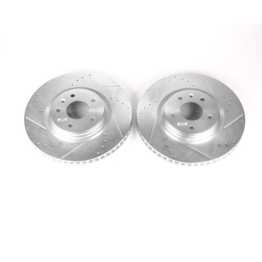 PowerStop AR82171XPR PowerStop Evolution Performance Drilled, Slotted & Plated Brake Rotor Pair