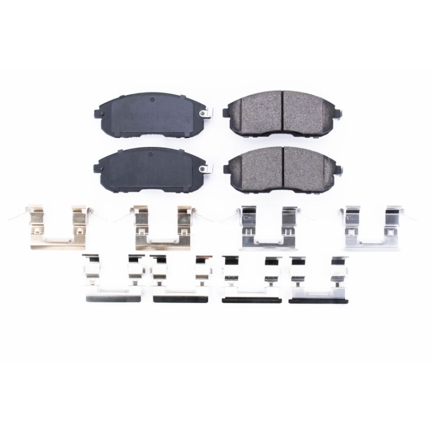 PowerStop 17-815 PowerStop - Z17 Low-Dust Ceramic Brake Pads with Hardware