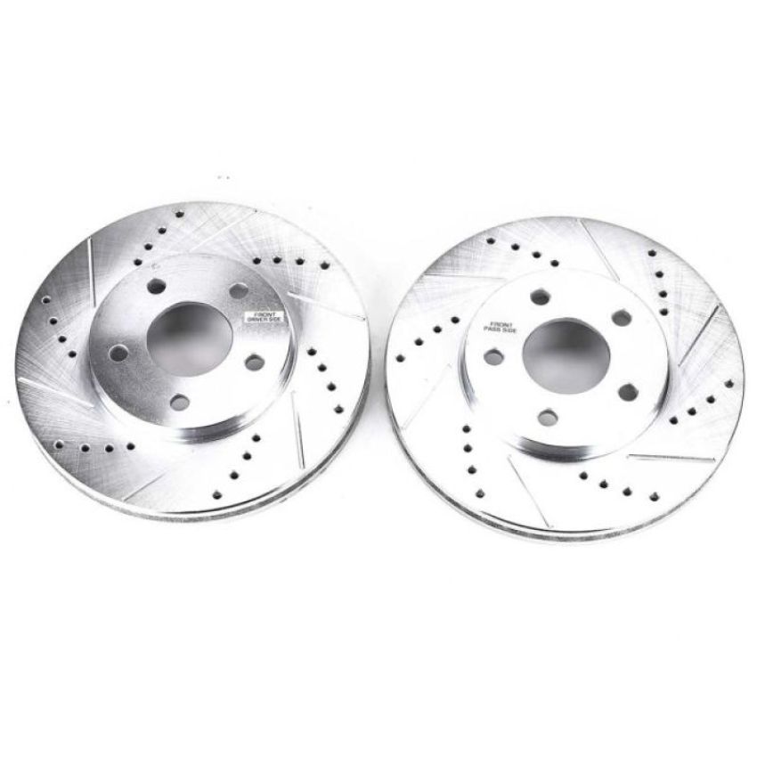 PowerStop AR82116XPR PowerStop Evolution Performance Drilled, Slotted & Plated Brake Rotor Pair