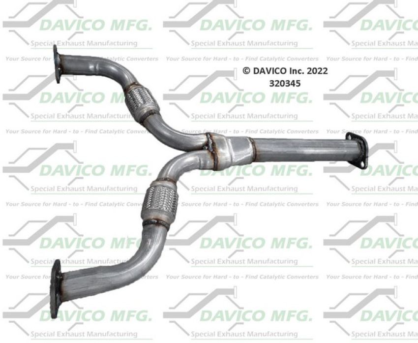 Davico Mfg 320345 Prebent exhaust Y pipe