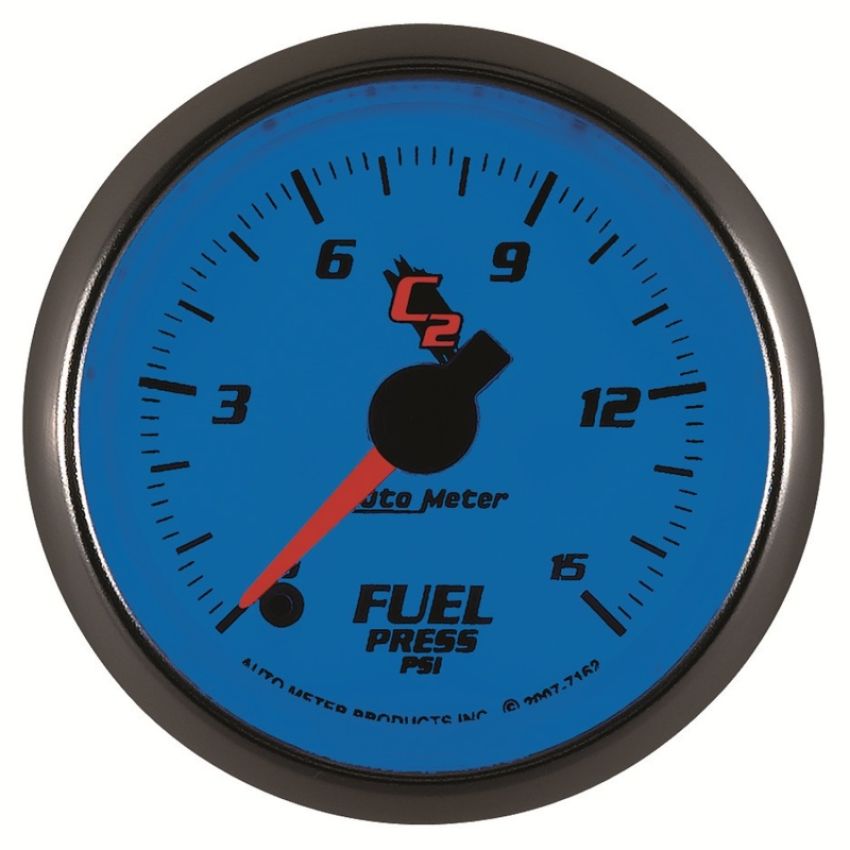 AutoMeter 7162 GAUGE, FUEL PRESSURE, 2 1/16