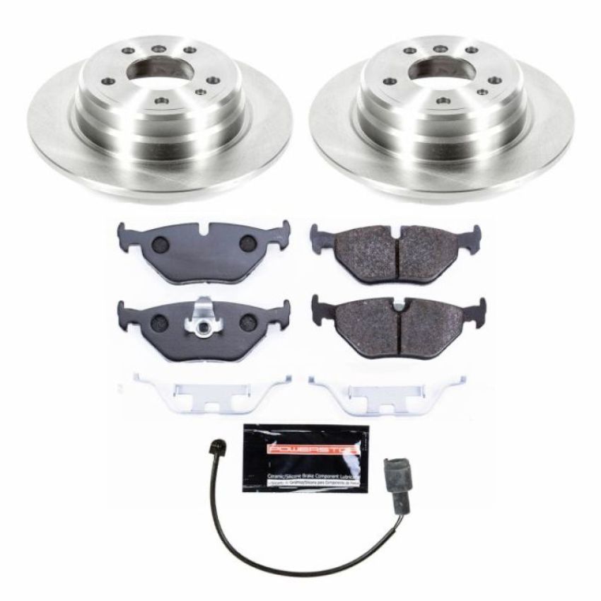 PowerStop TDBK393 Track Day High-Performance Brake Pad and Rotor Kit