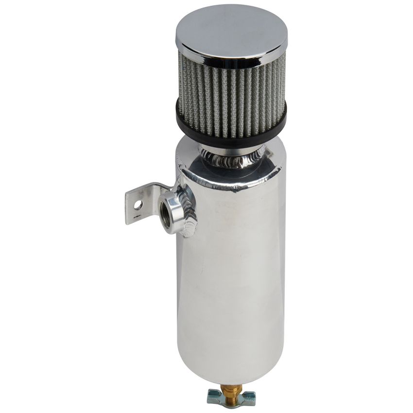 ALLSTAR PERFORMANCE ALL36117 Breather Tank w/1 Bung LH Fitting