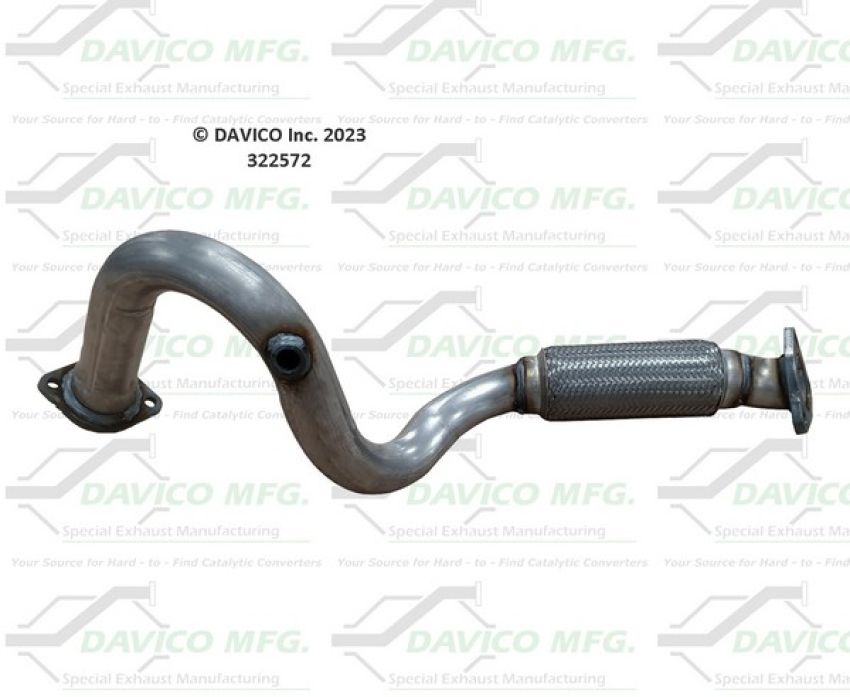 Davico Mfg 322572 Prebent exhaust pipe
