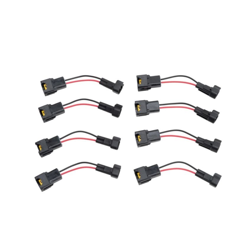 Edelbrock 15904 Adapter Fuel Injector Uscar to Minitimer Set of 8