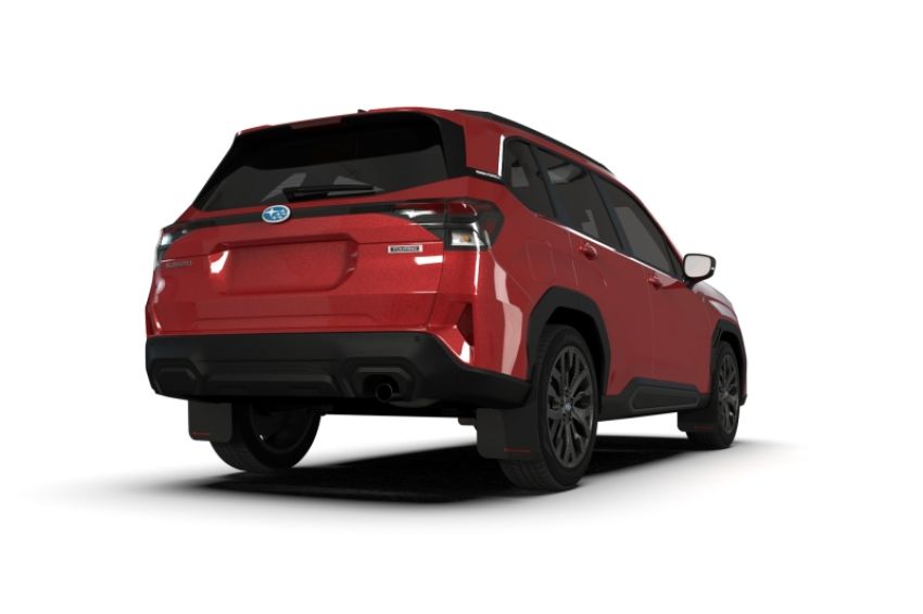 Rally Armor MF132-UR-BLK-RD Black Mud Flap/Red Logo