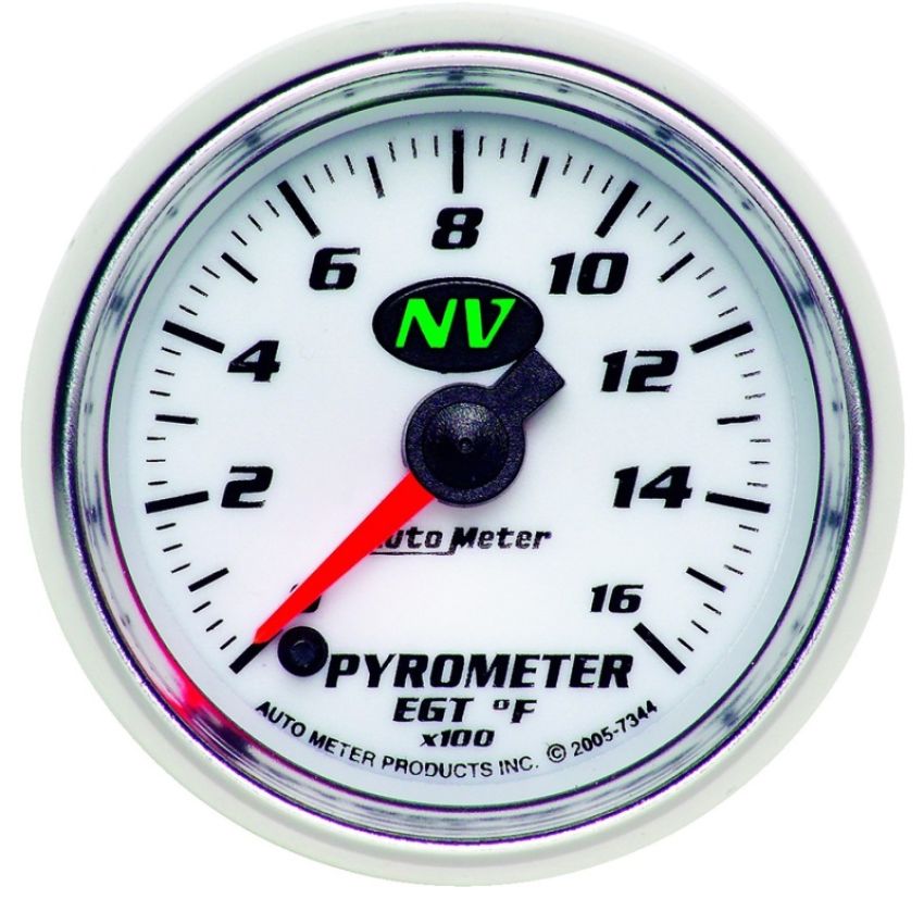 AutoMeter 7344 GAUGE, PYROMETER (EGT), 2 1/16