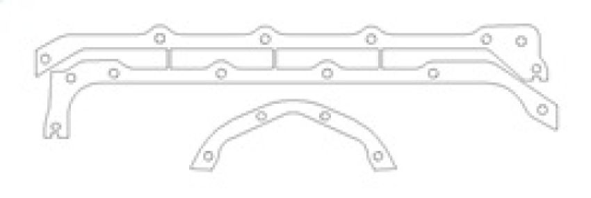 Cometic Gasket C5176-094 Cometic Pontiac 350/400/428/455 V8 .094in Fiber Oil Pan Gasket Kit