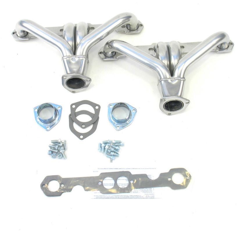 PATRIOT EXHAUST PEPH8037-1 Coated Headers - SBC Tight Tuck