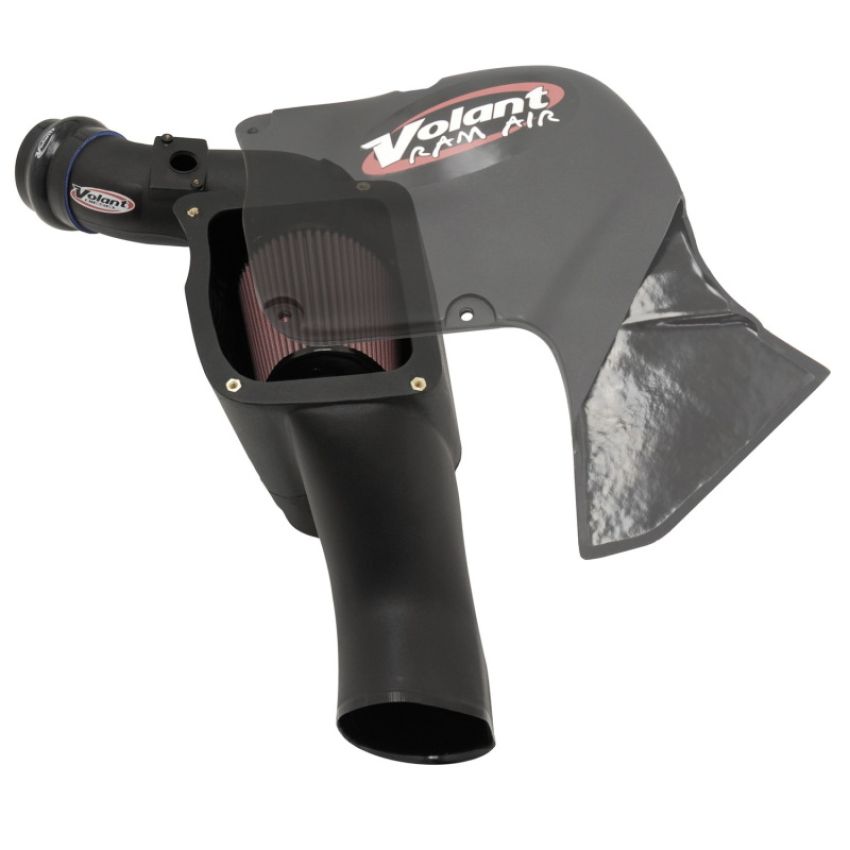 Volant 19860 Volant air intake systems utilize a high-velocity venturi filter adapter which provides a smooth transition through the MAF sensor into the intake tube for a much needed airflow improvement over the factory rubber tubing and resonator box.