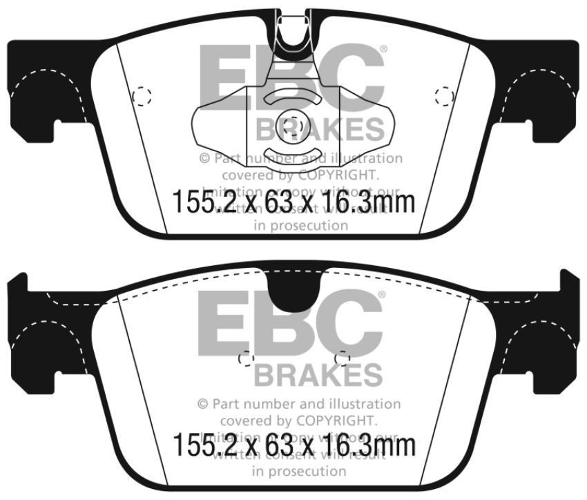 EBC Brakes DP32305C Redstuff Ceramic Low Dust Brake Pads