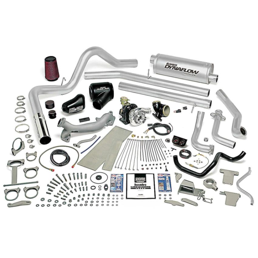 Banks Power 21064 83-93 Ford 6.9/7.3L Trk Man Sidewinder Turbo System - Wastegated
