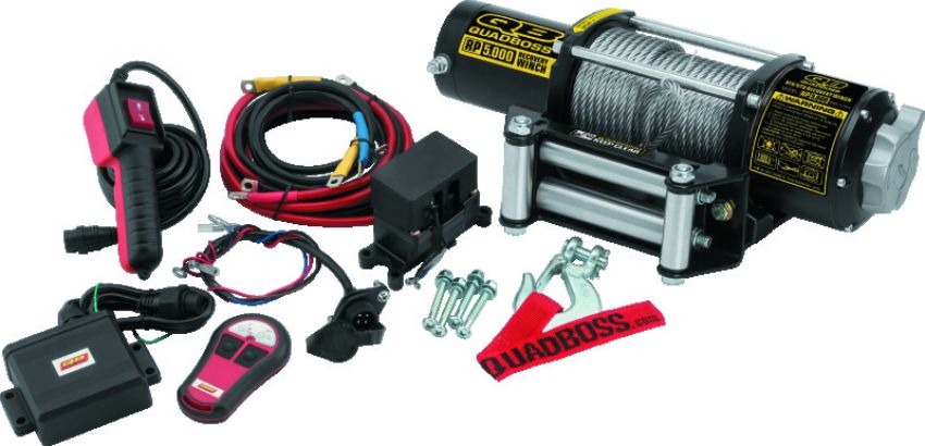 QuadBoss 608850 Winch 5000Lb W/ Cable
