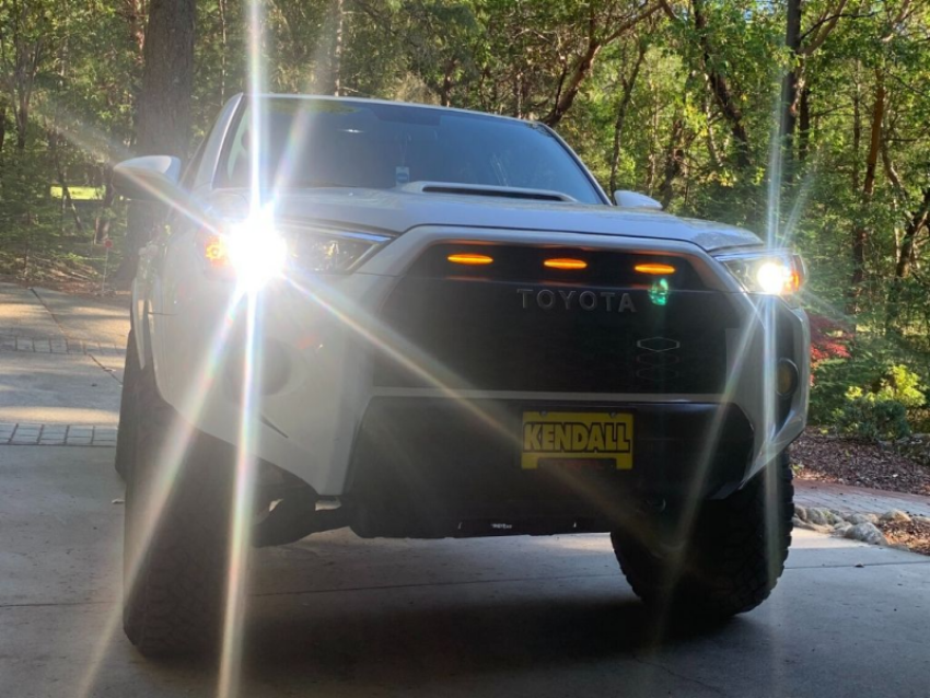 Cali Raised LED CR3685 Cali Raised 14-24 Toyota 4Runner Grille Raptor LED Light Kit - Amber