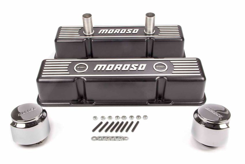 MOROSO MOR68371 SB Chevy Blk Alum. V. Cv