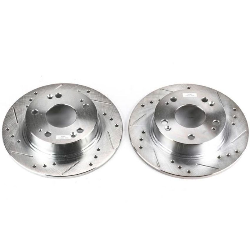PowerStop JBR964XPR PowerStop Evolution Performance Drilled, Slotted & Plated Brake Rotor Pair