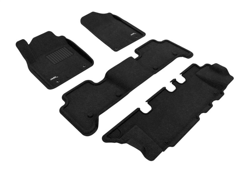 3D MAXpider L1IN02604709 14-22 Infiniti Qx80 8-Seat / Qx56 11-13 Elegant Black R1 R2 R3