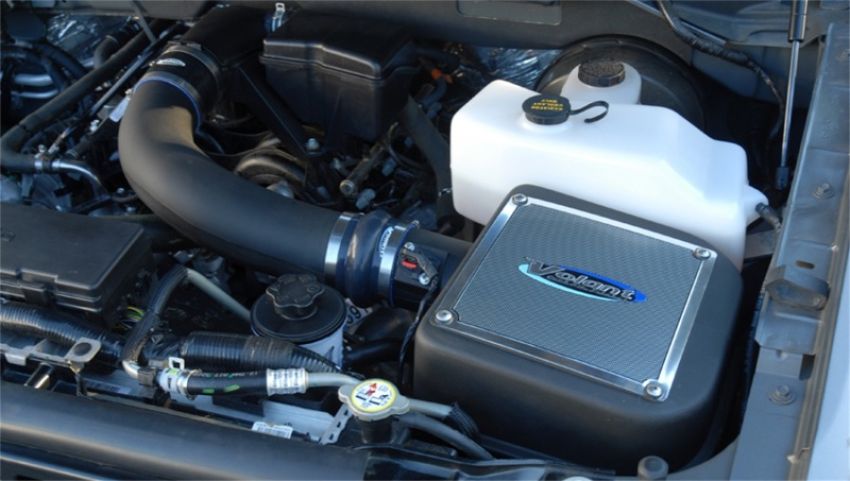 Volant 191546 Volant air intake systems utilize a high-velocity venturi filter adapter which provides a smooth transition through the MAF sensor into the intake tube for a much needed airflow improvement over the factory rubber tubing and resonator box.