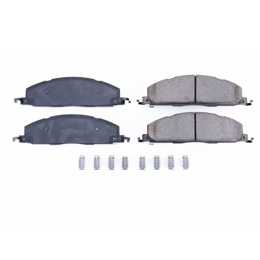 PowerStop 17-1400 PowerStop - Z17 Low-Dust Ceramic Brake Pads with Hardware