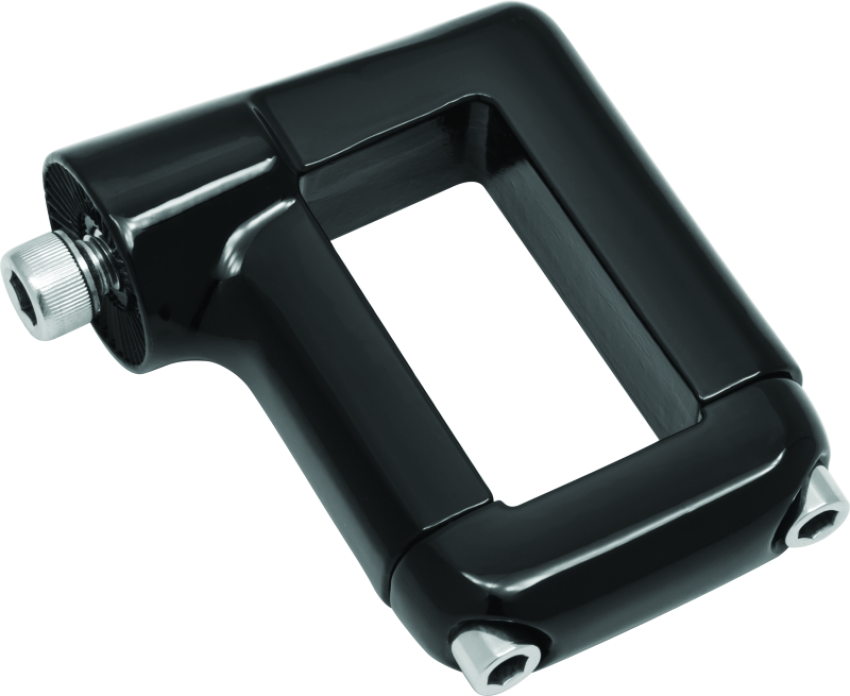 Kuryakyn 3118 Side Mount License Plate Clamp Black
