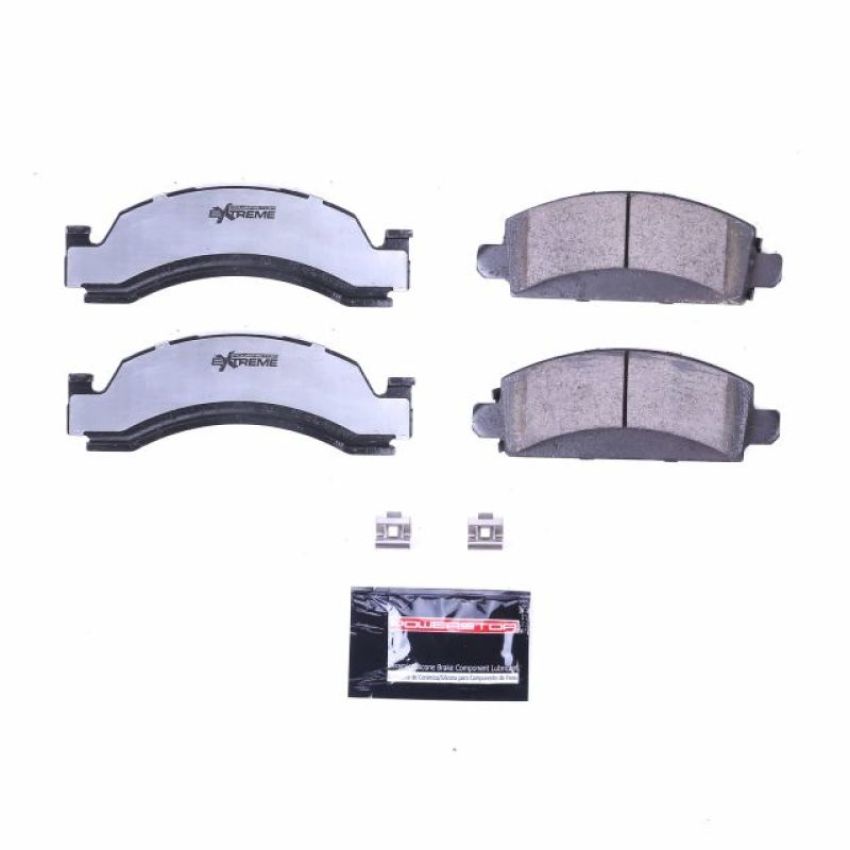 PowerStop Z36-149 PowerStop - Z36 Truck and SUV Carbon-Fiber Ceramic Brake Pads with Hardware Kit