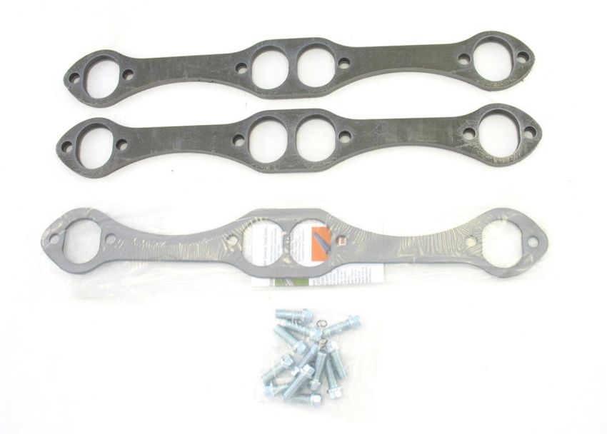 PATRIOT EXHAUST PEPH7863 Header Flange Kit - SBC 3/8 Thick