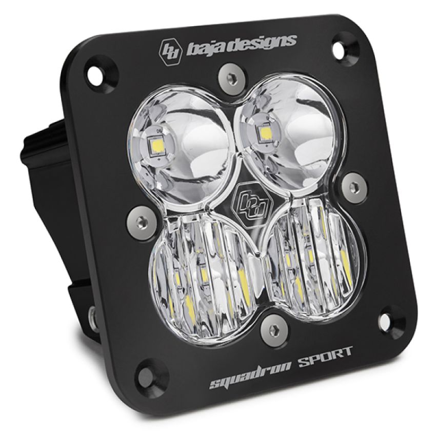 Baja Designs 551003 Squadron Sport Black Flush Mount LED Auxiliary Light Pod