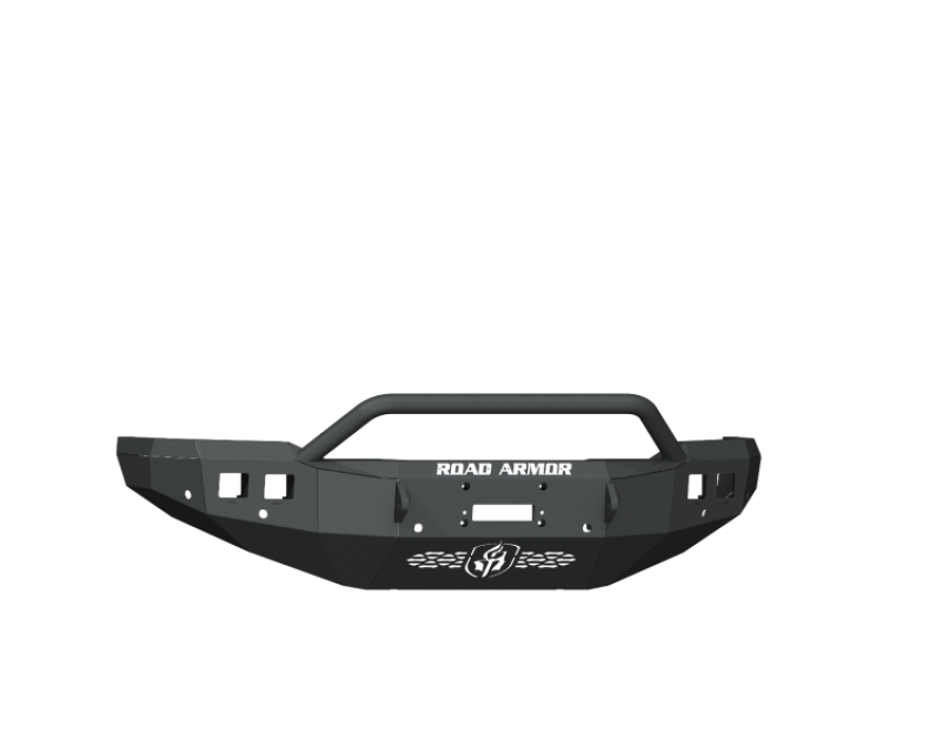 Road Armor 4192F4B 19-20 Ram 2500 Stealth Front Winch Bumper w/Pre-Runner Guard/6 Sensor Holes - Tex Blk