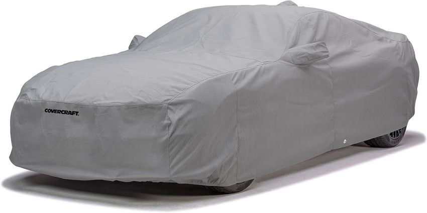 Covercraft C17071AC 08-23 Dodge Challenger (Srt-8) Custom 5-Layer Softback All Climate Car Cover - Gray
