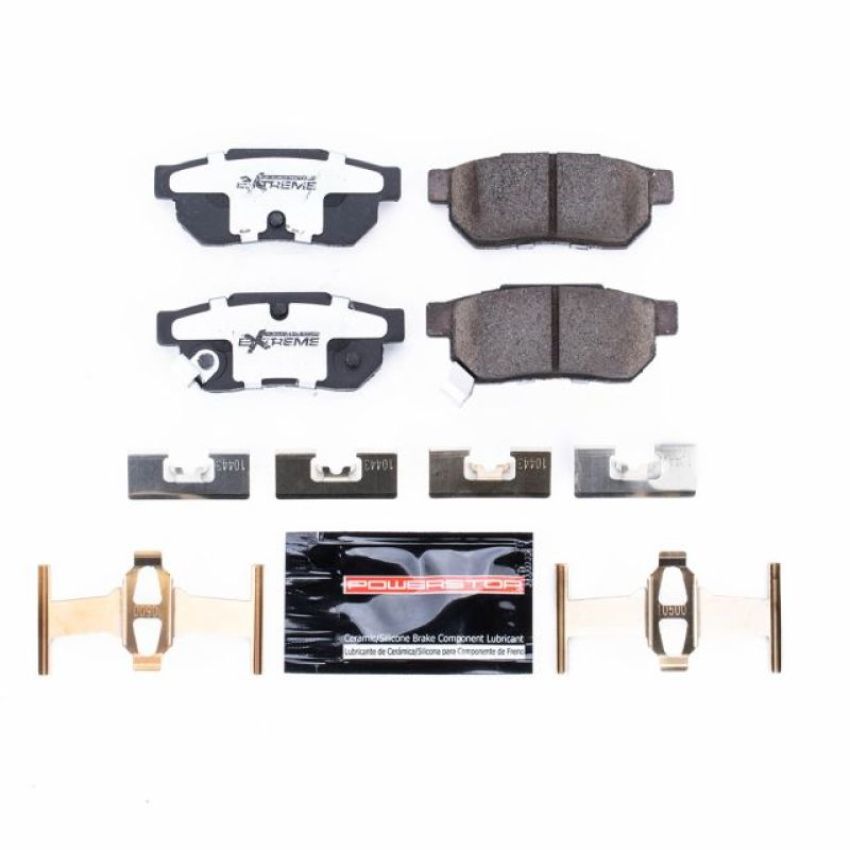 PowerStop Z26-374 PowerStop - Z26 Performance Carbon-Fiber Ceramic Brake Pads with Hardware Kit