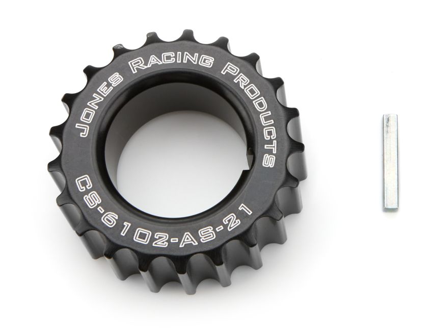 JONES RACING PRODUCTS JRPCS-6102-AS-21 HTD CRANKSHAFT PULLEY 21 TOOTH 1-1/8 ID 1/8IN KEY