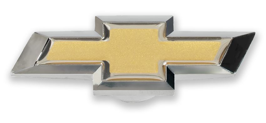 PROFORM PFM141-336 Large Chevy Bowtie Air Cleaner Nut Chrome/Gold