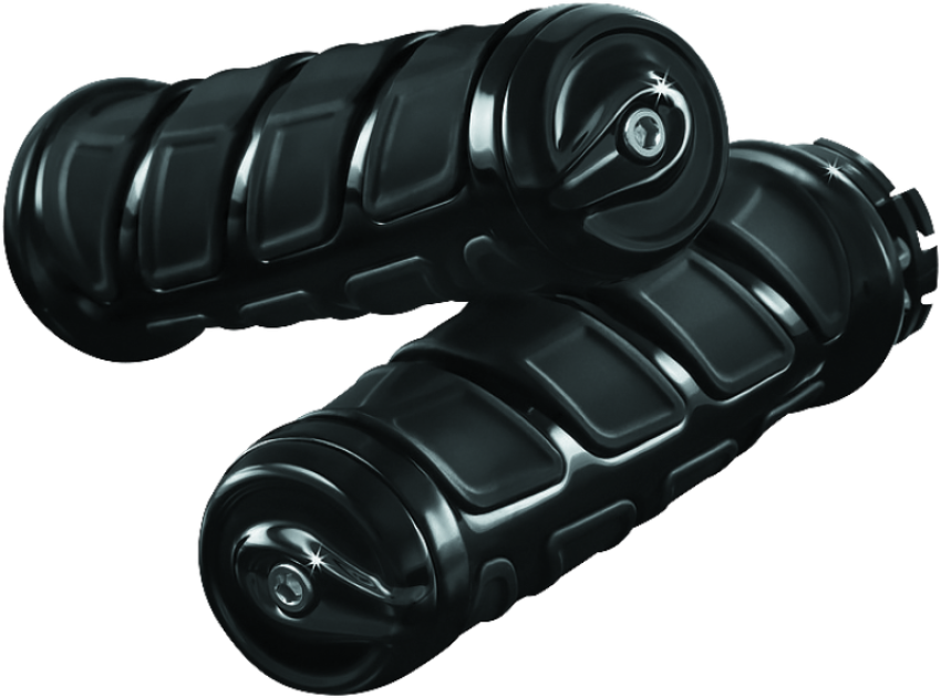 Kuryakyn 6368 Kinetic Grips Indian Gloss Black