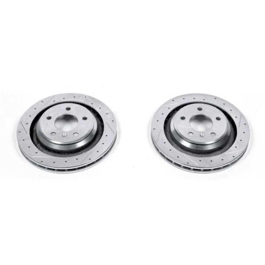 PowerStop AR8287XPR PowerStop Evolution Performance Drilled, Slotted & Plated Brake Rotor Pair