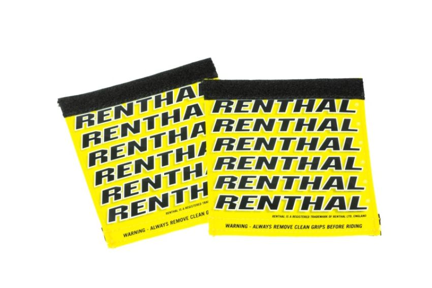 Renthal G257 Team clean Grip - Yellow/White/Black